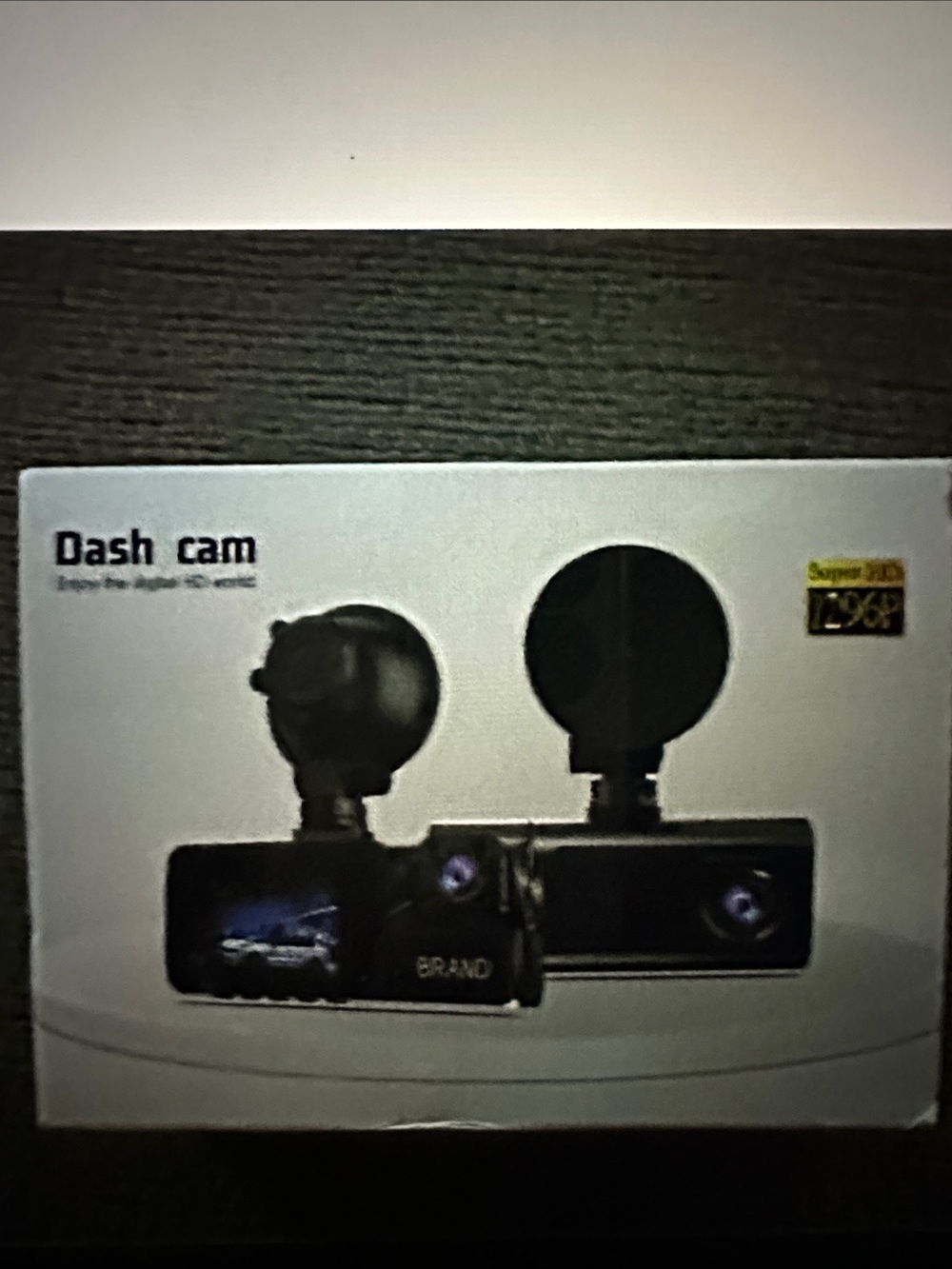 Dash Cam Black Wide-Angle Recorder
